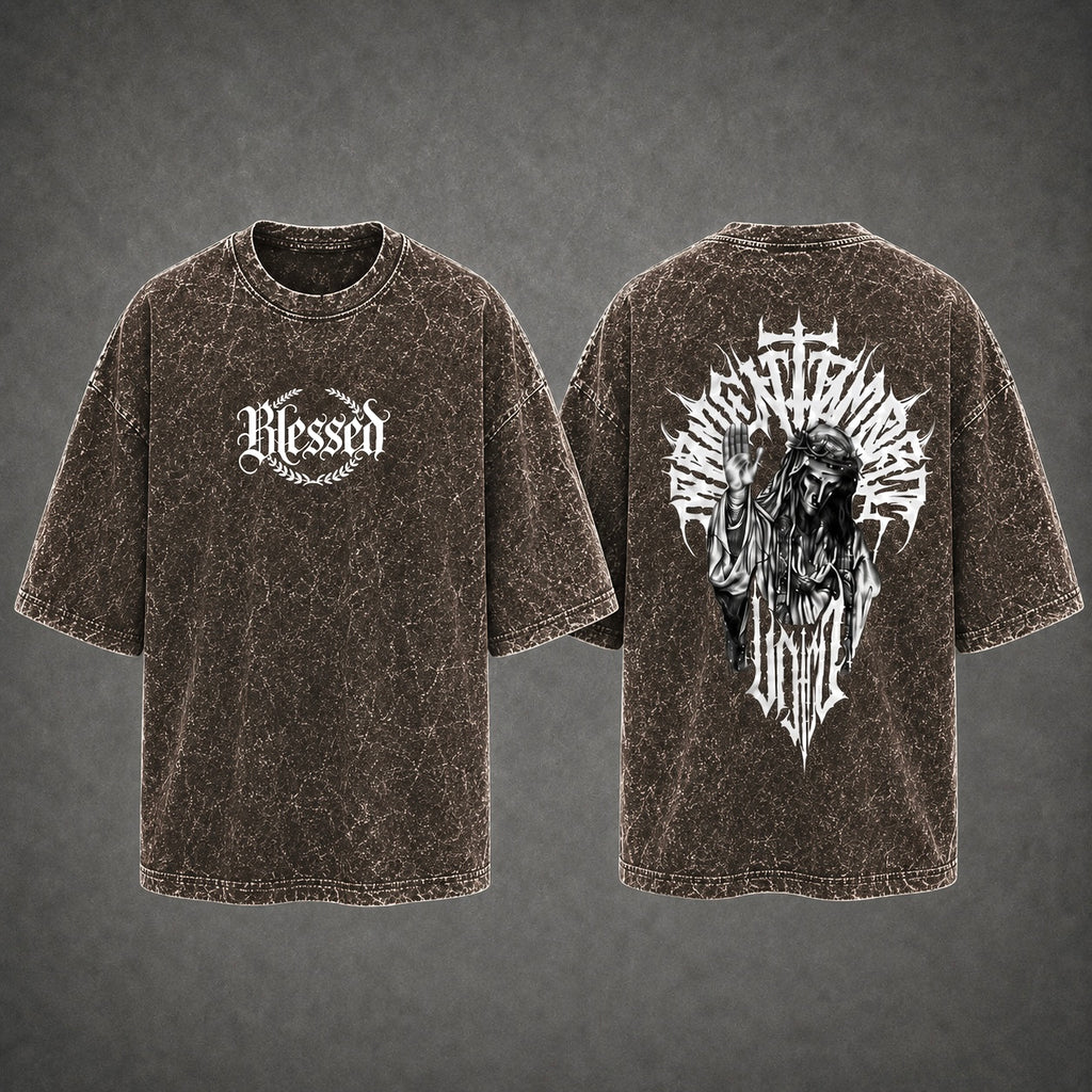 Blessed Oversized Aura Graphic Tee