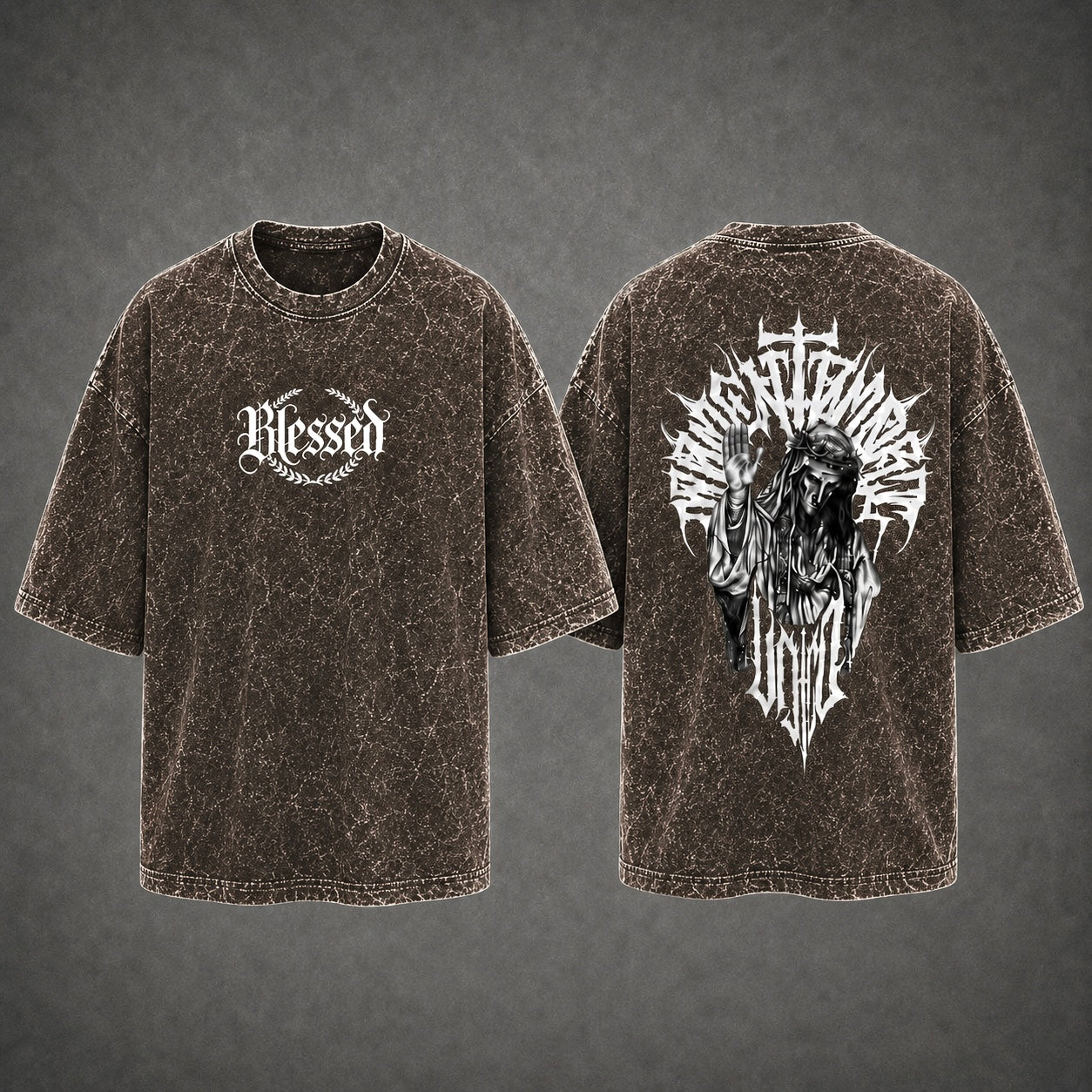 Blessed Oversized Aura Graphic Tee