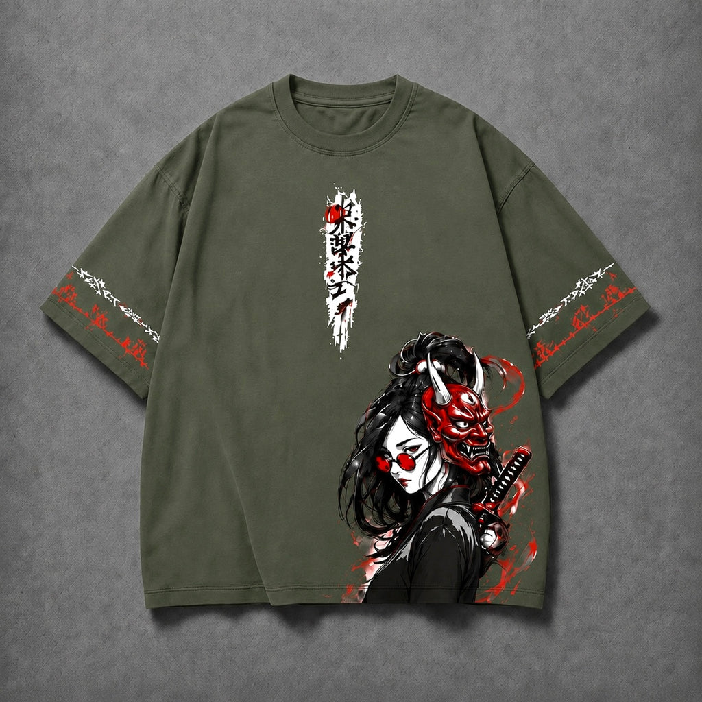 Death queen Girl Samurai tee