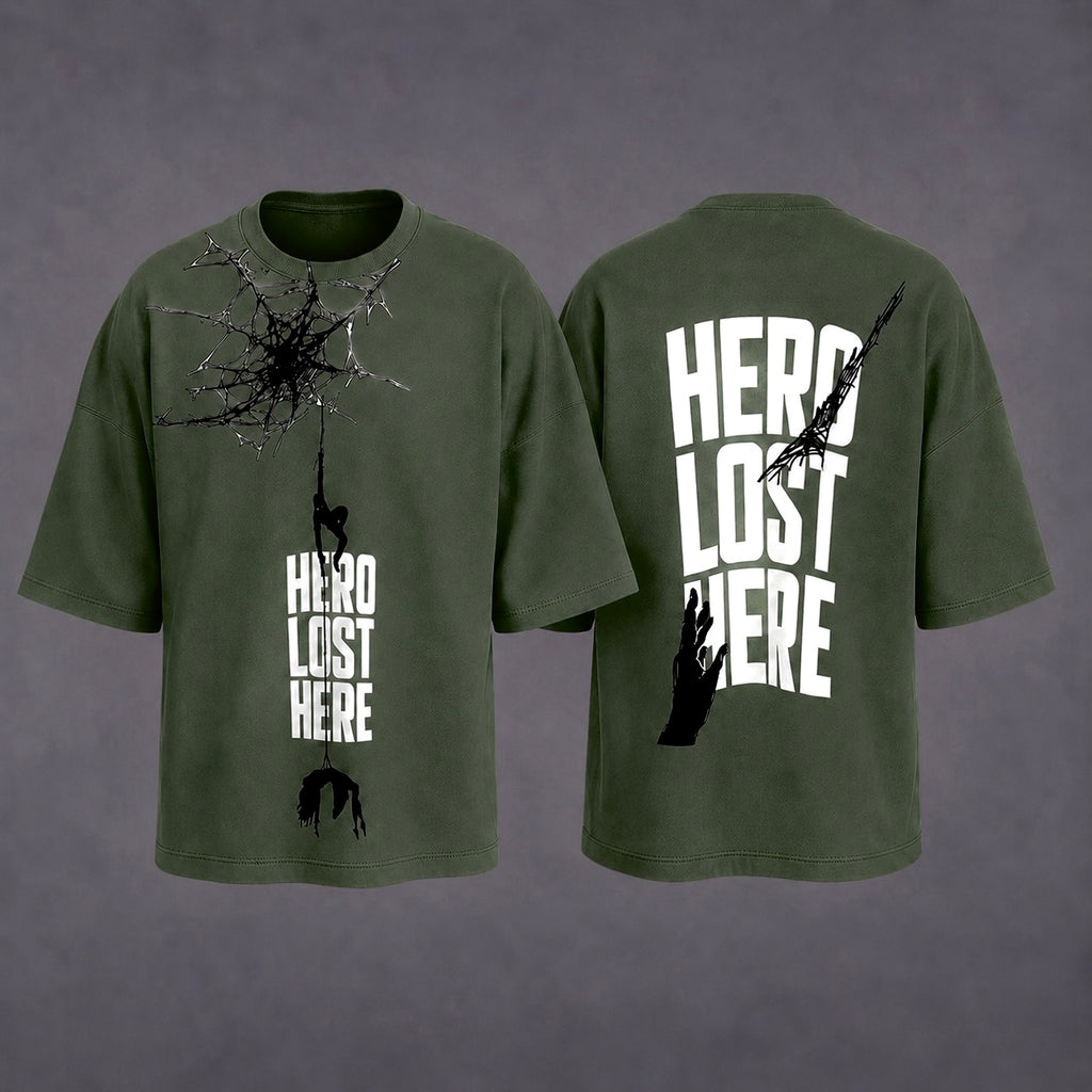 Hero Lost Here special emotional tee
