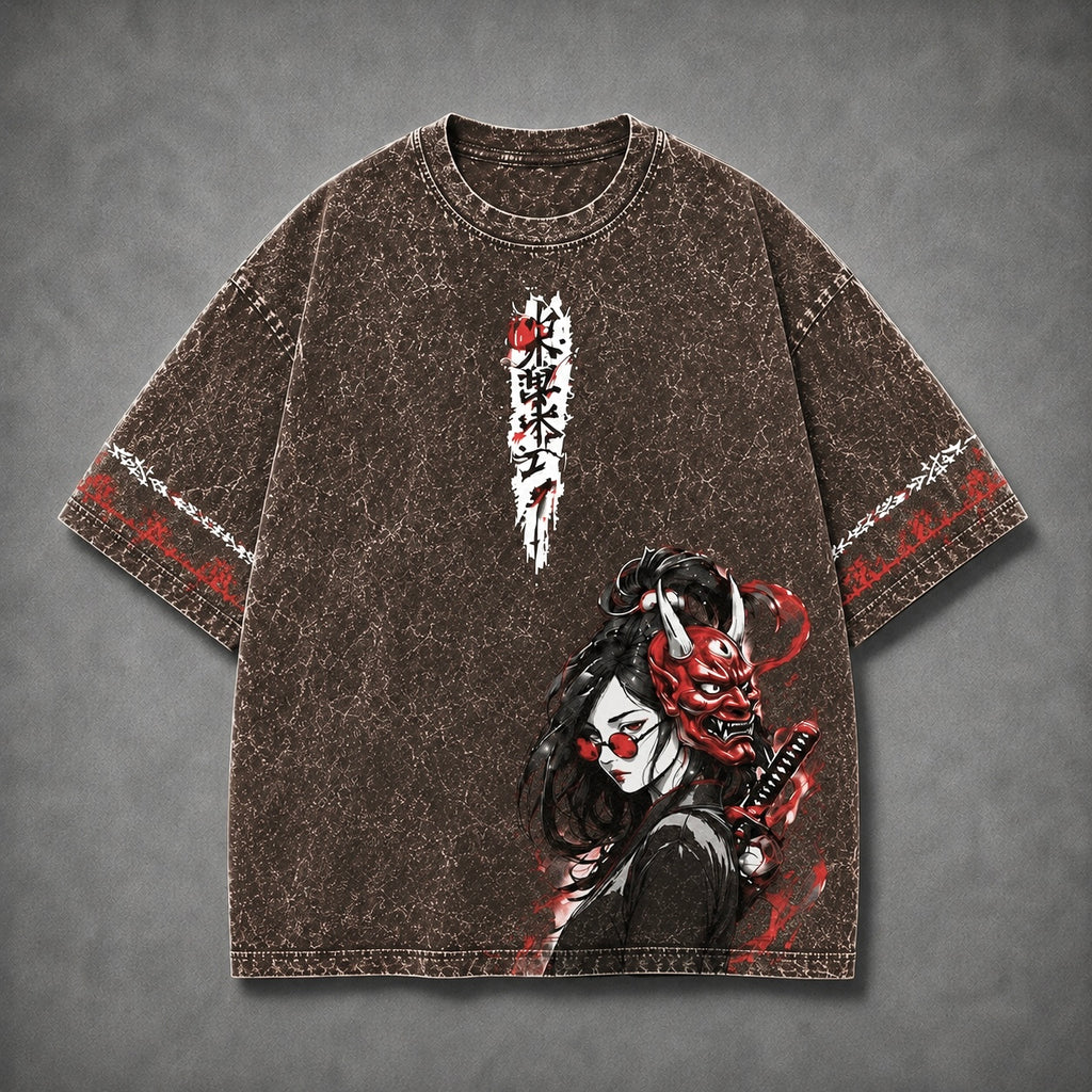 Death queen Girl Samurai tee