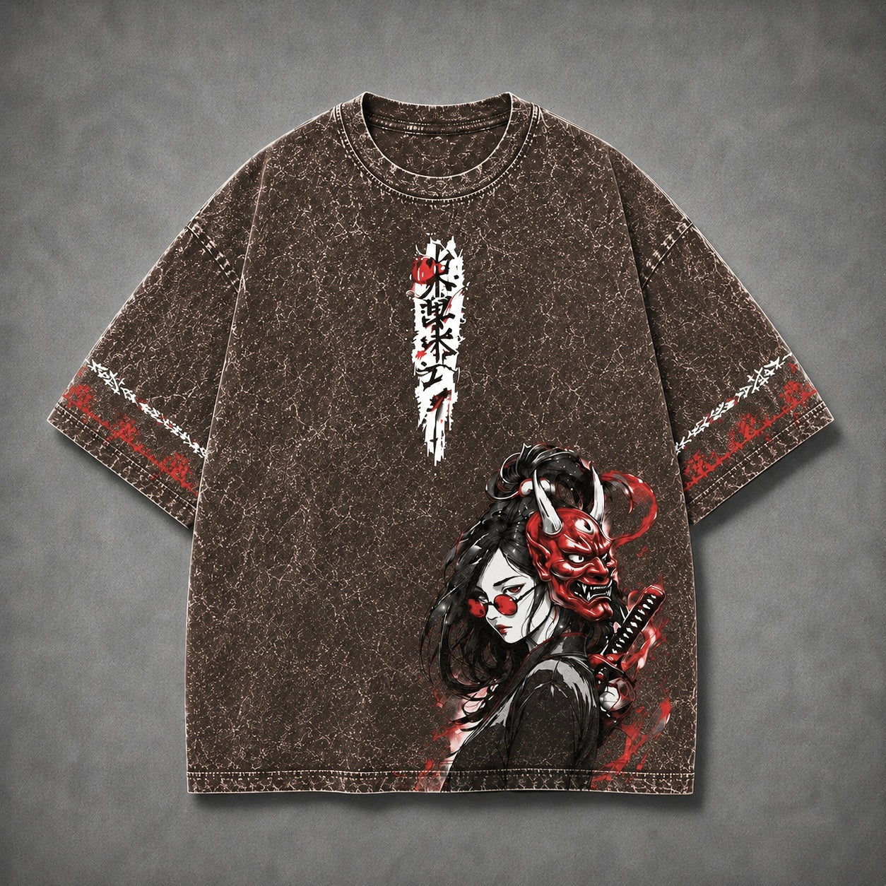 Death queen Girl Samurai tee