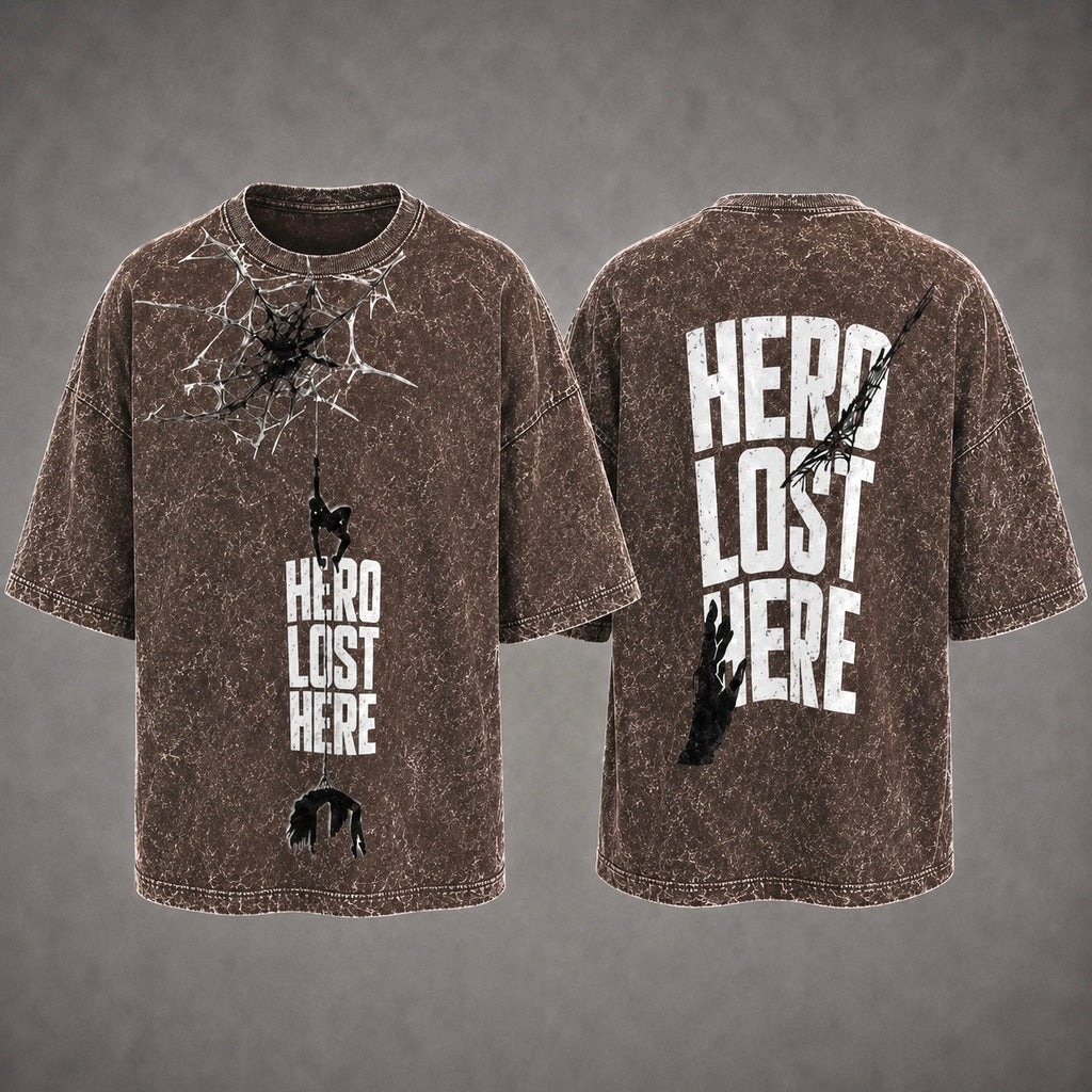 Hero Lost Here special emotional tee