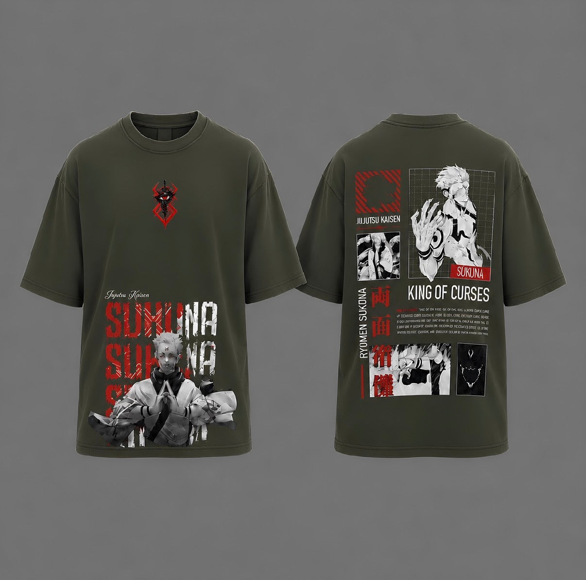 Curse King Royal Anime Tee