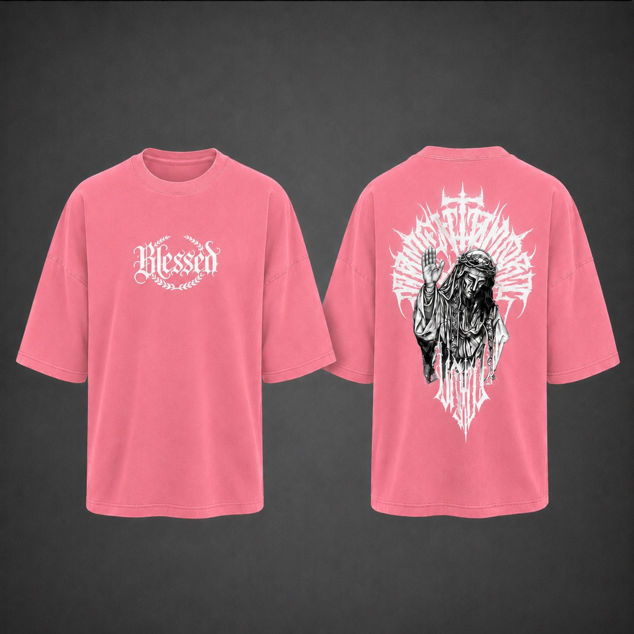 Blessed Oversized Aura Graphic Tee