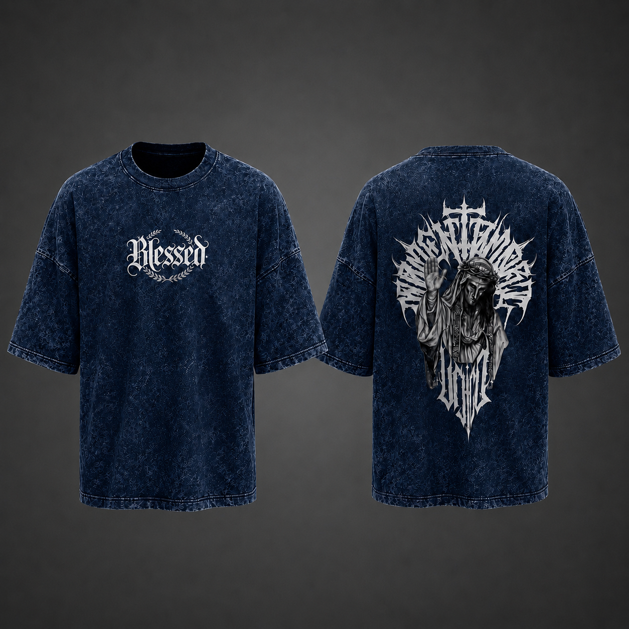 Blessed Oversized Aura Graphic Tee