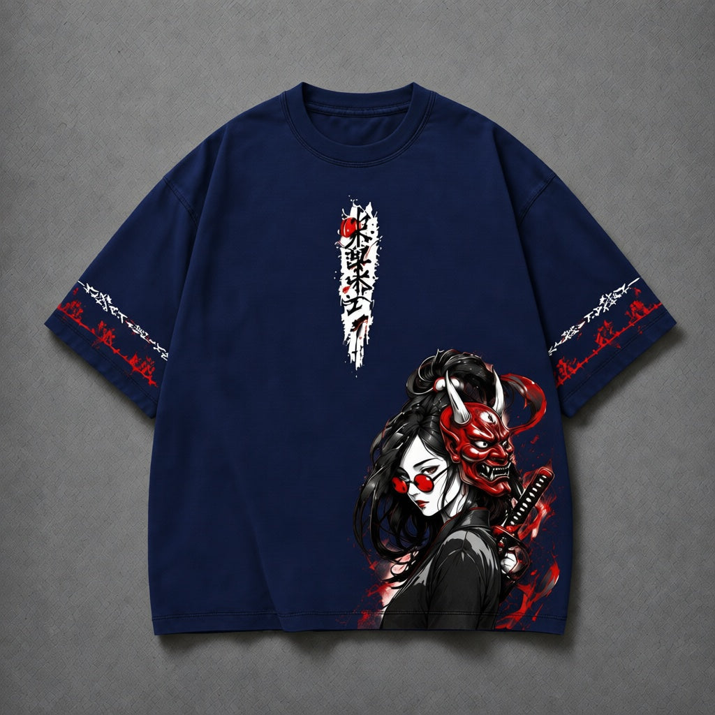 Death queen Girl Samurai tee