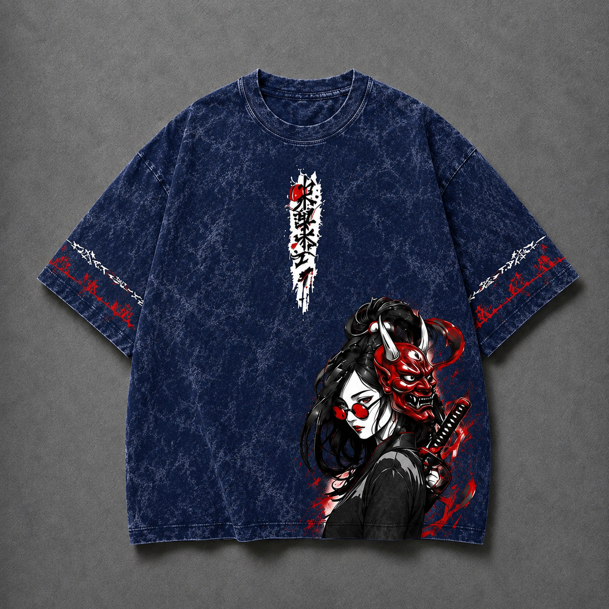 Death queen Girl Samurai tee