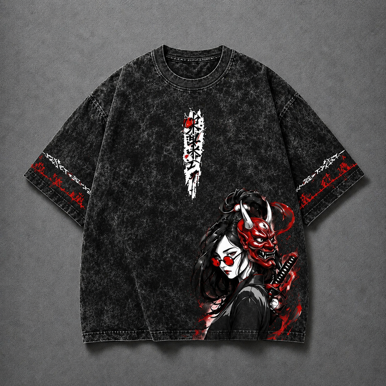 Death queen Girl Samurai tee
