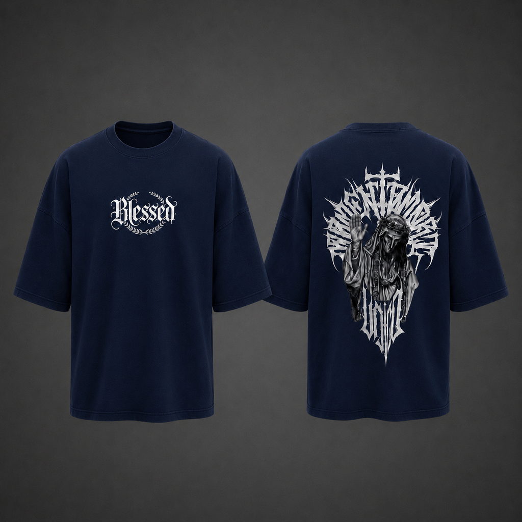 Blessed Oversized Aura Graphic Tee