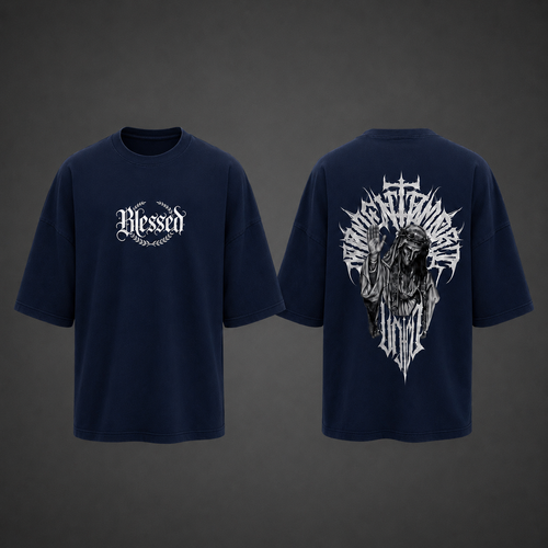 Blessed Oversized Aura Graphic Tee