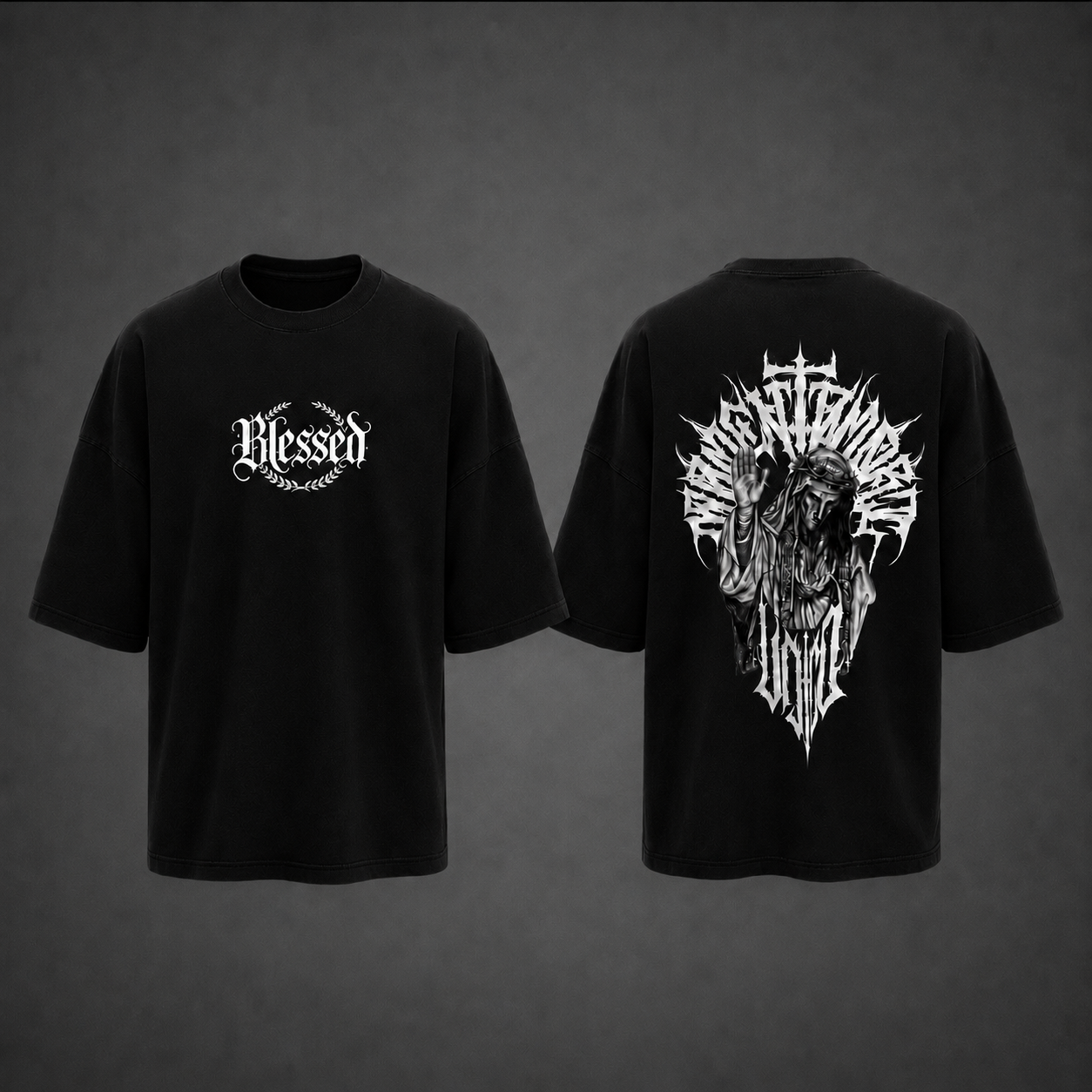 Blessed Oversized Aura Graphic Tee