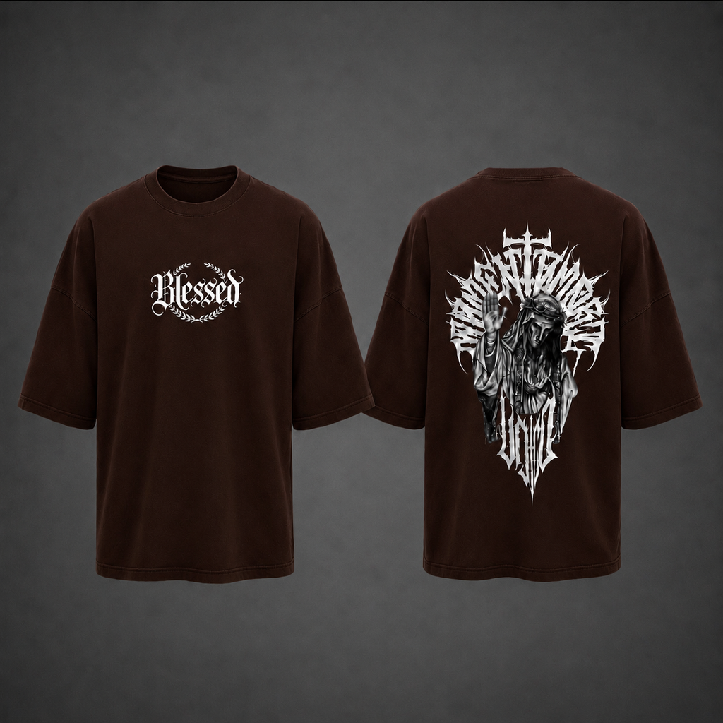 Blessed Oversized Aura Graphic Tee