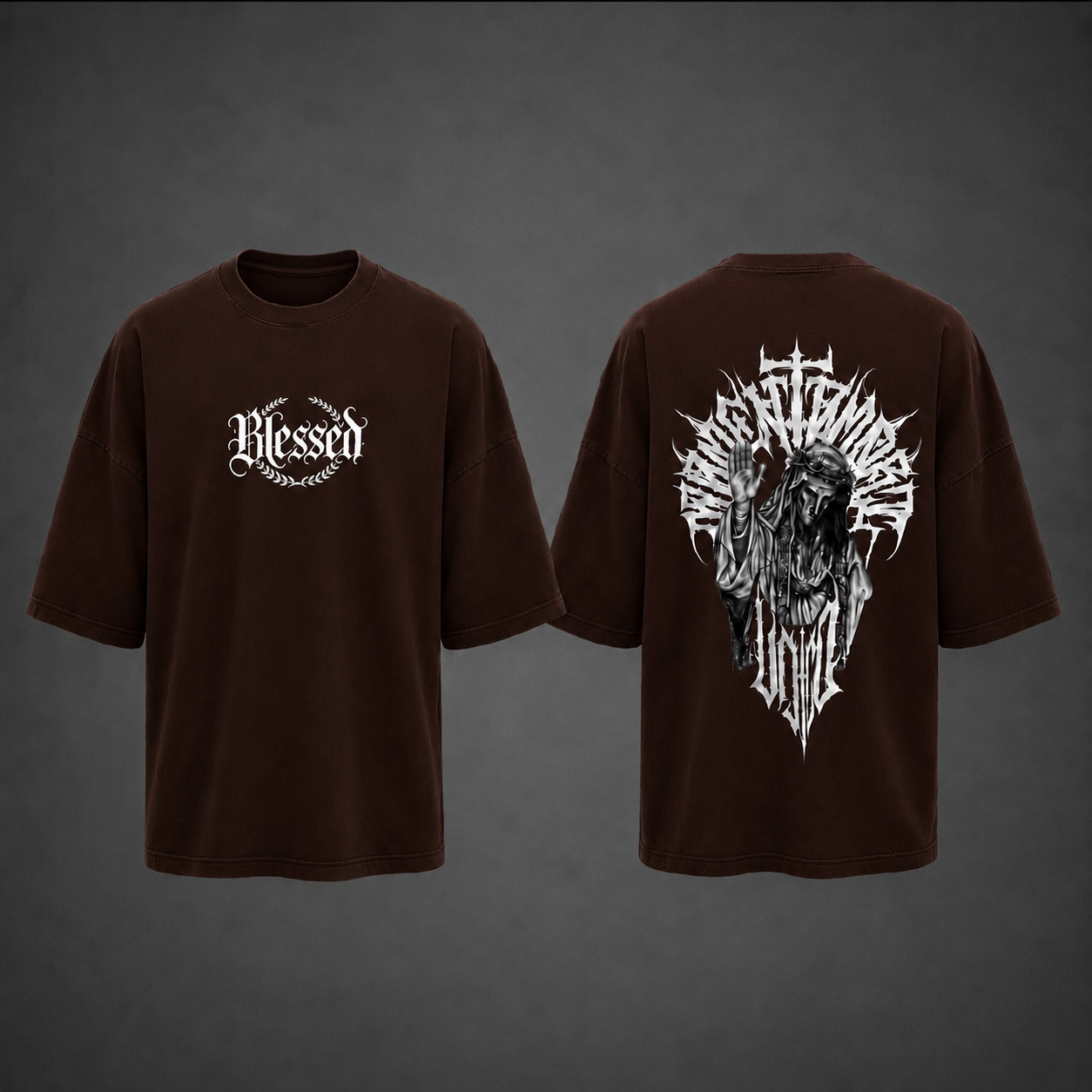 Blessed Oversized Aura Graphic Tee