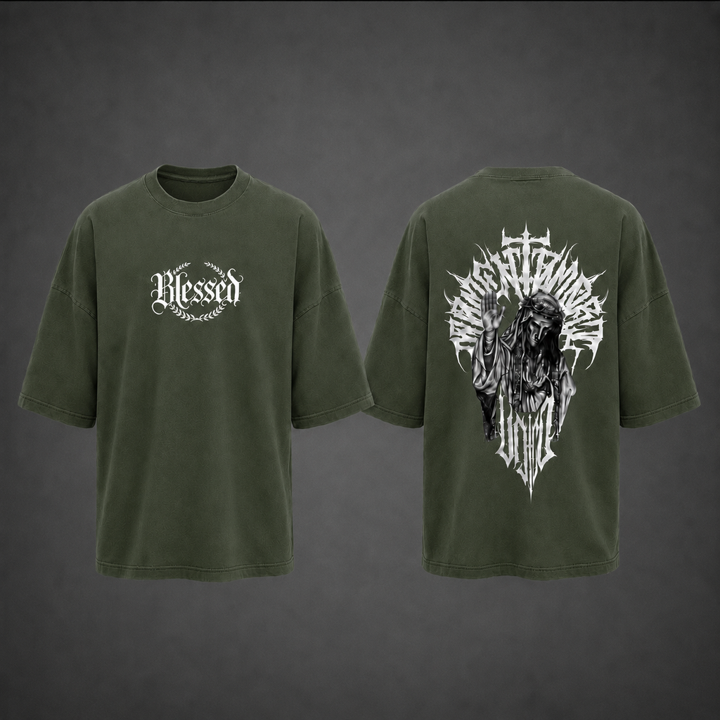 Blessed Oversized Aura Graphic Tee