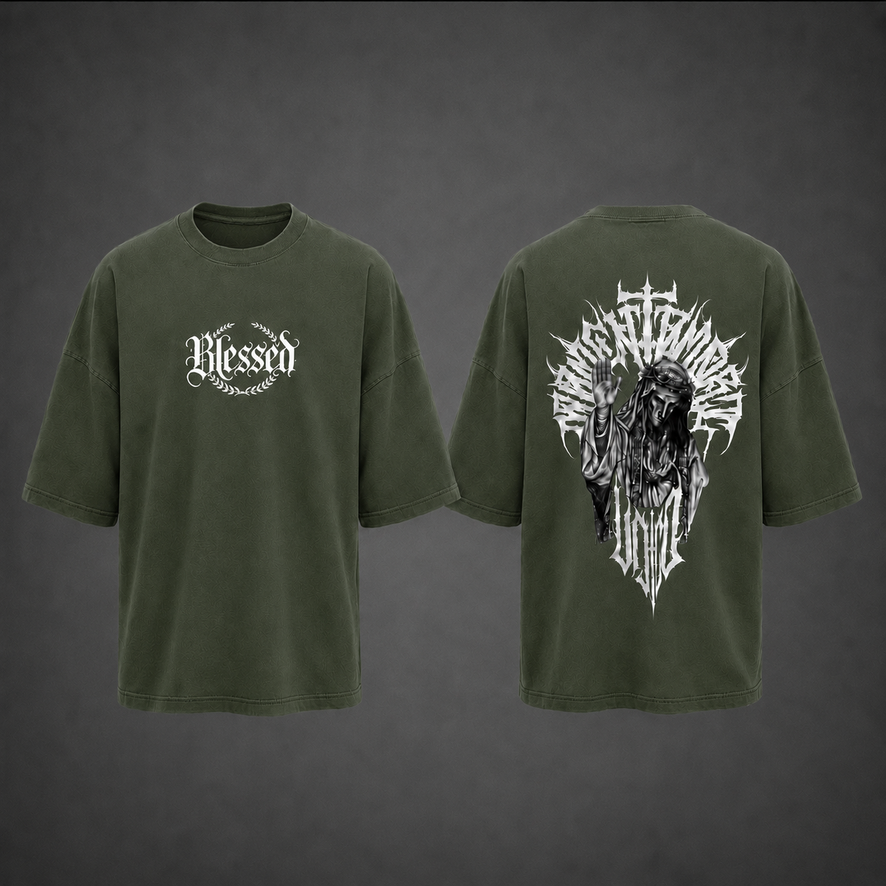 Blessed Oversized Aura Graphic Tee
