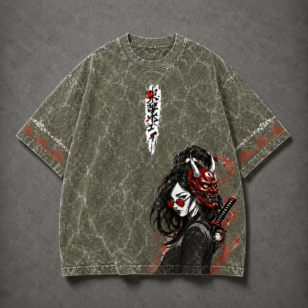 Death queen Girl Samurai tee