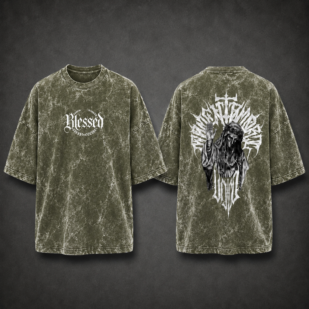 Blessed Oversized Aura Graphic Tee