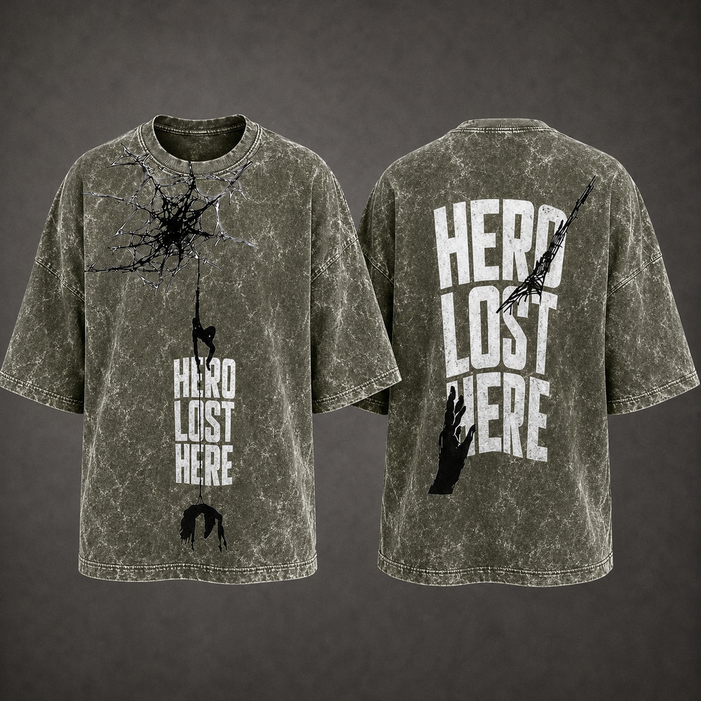 Hero Lost Here special emotional tee