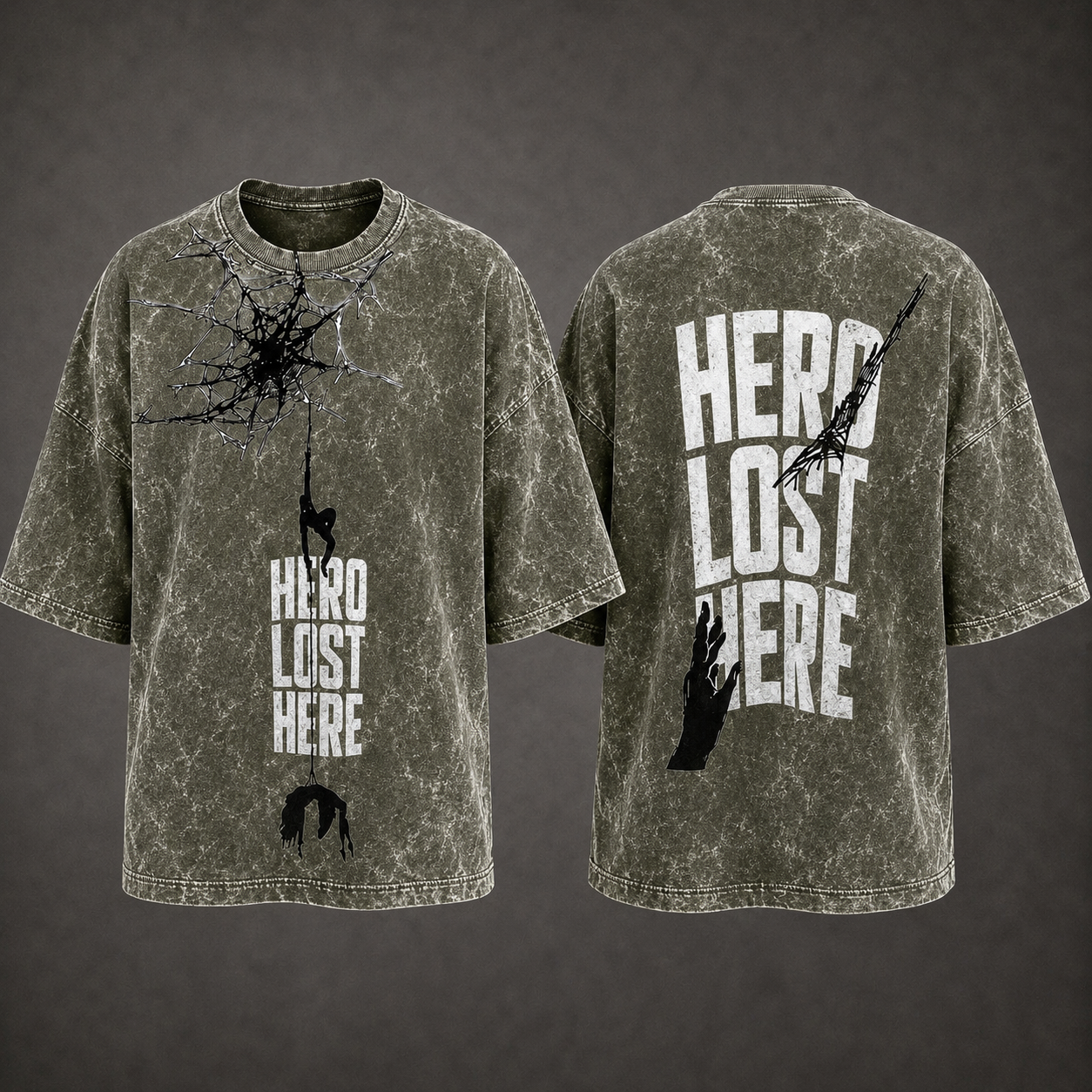 Hero Lost Here special emotional tee